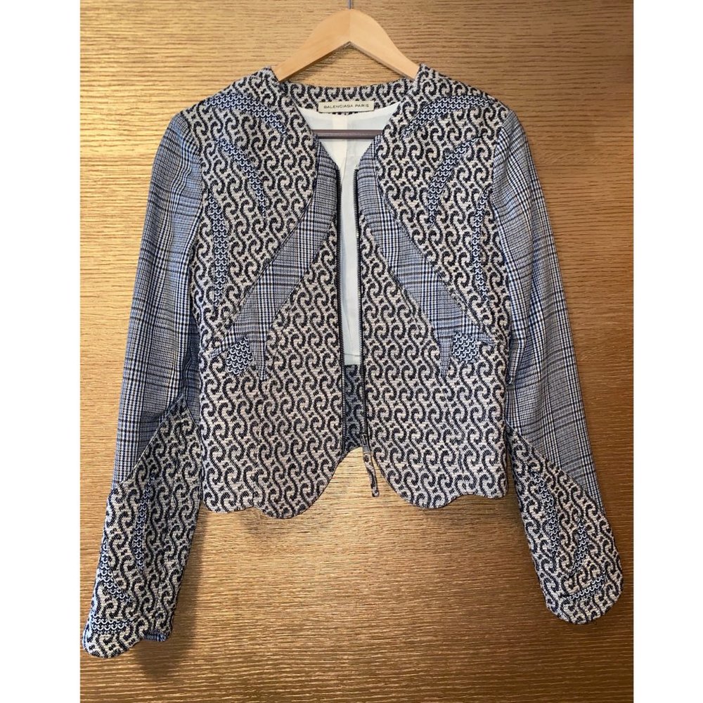 BALENCIAGA ZIPPER JACKET SIZE 36